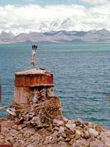 Shrine for the worship of Lake Nam and Mount Nyenchen Thanglha